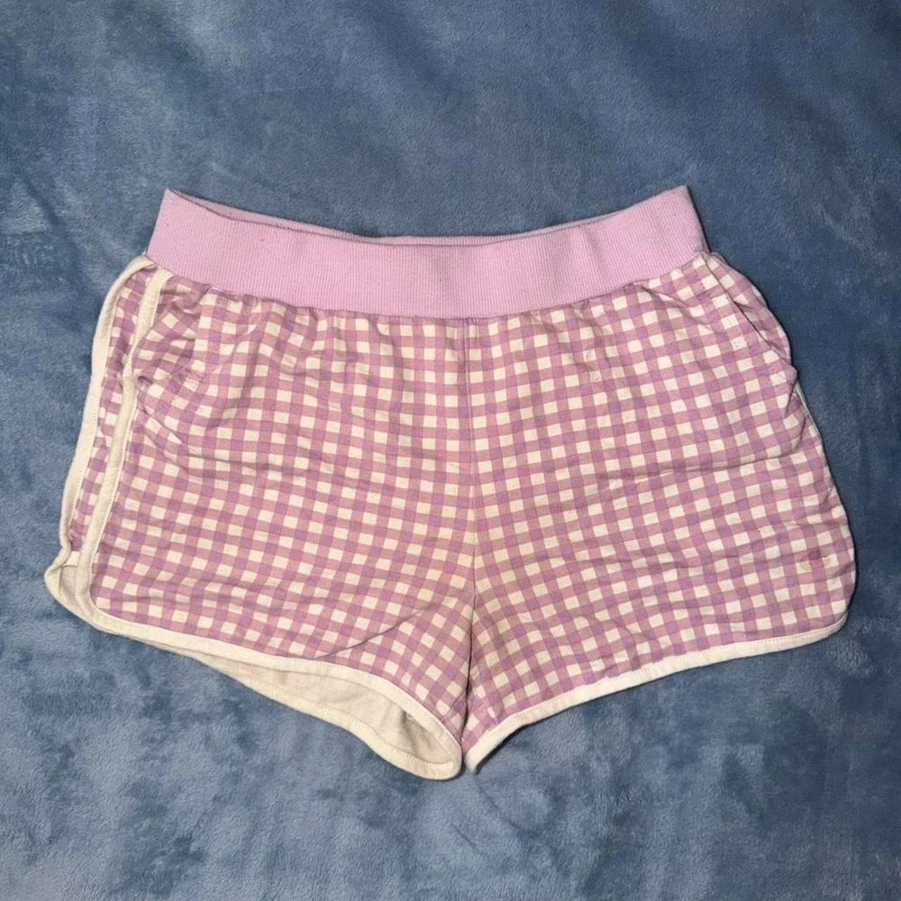 Champion purple gingham shorts Size XL